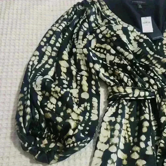 BANANA REPUBLIC BLOUSON MAXI DRESS - Picture 8 of 9